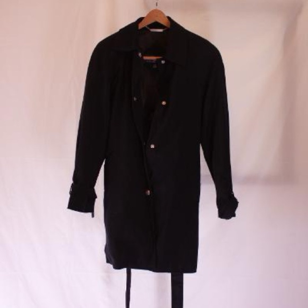 Liz Claiborne Black Trench Coat